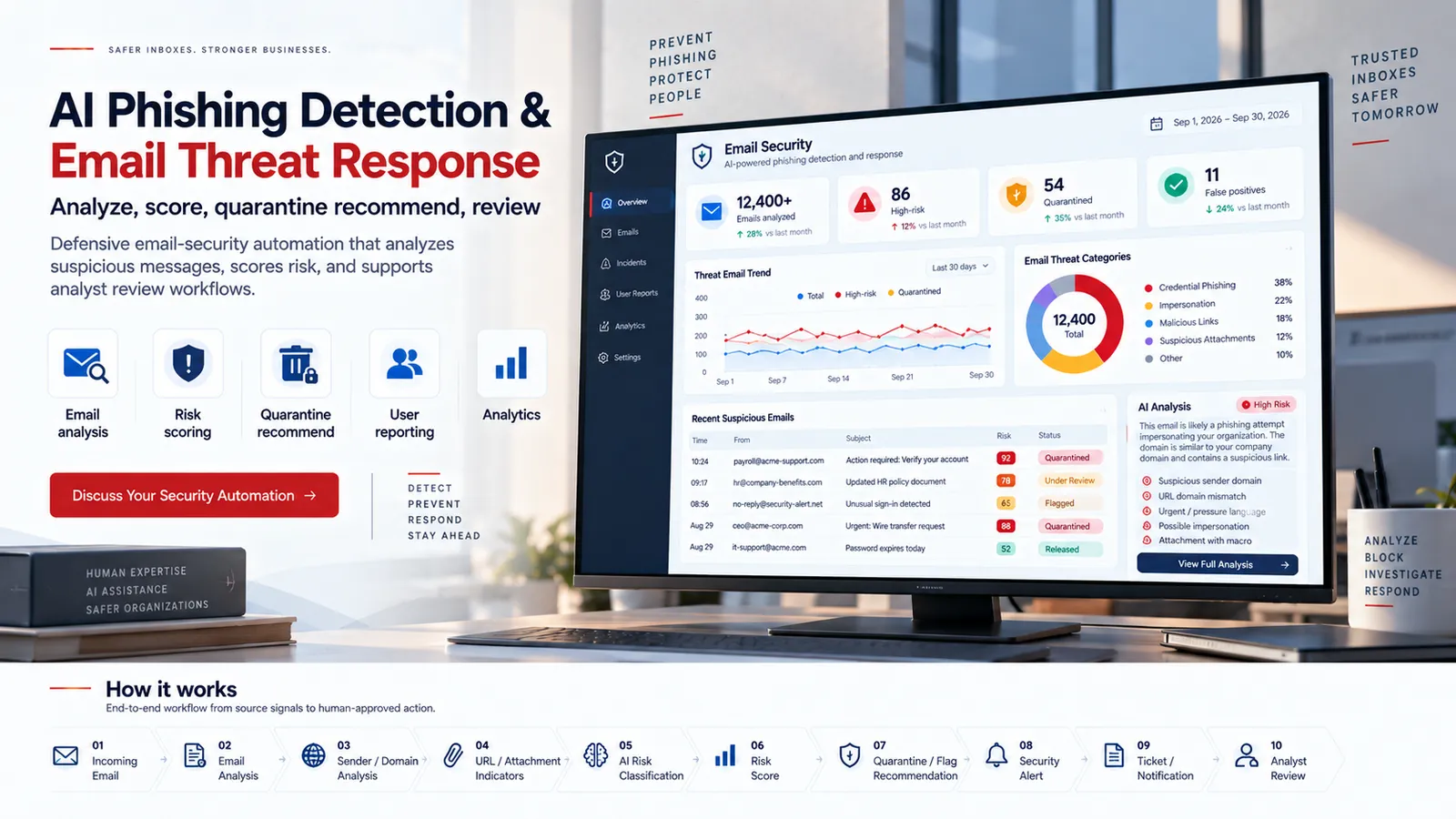 AI Phishing Detection & Email Response preview